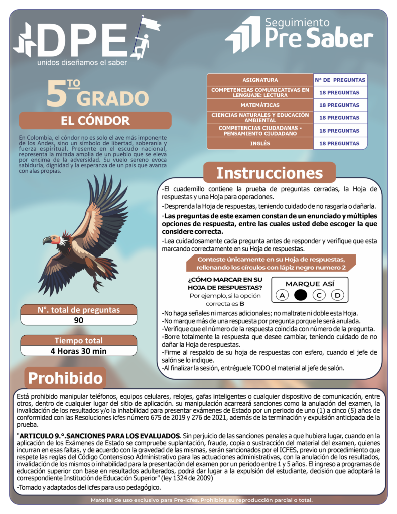 Cóndor grado Quinto